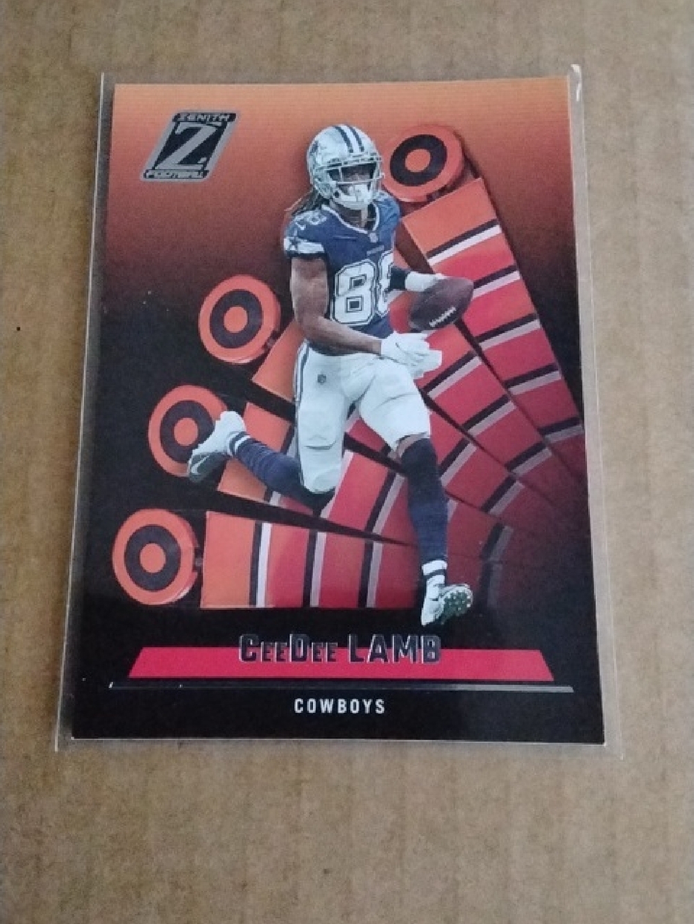 2022 Panini Zenith Red Zone #16 CeeDee Lamb Dallas Cowboys Football Card